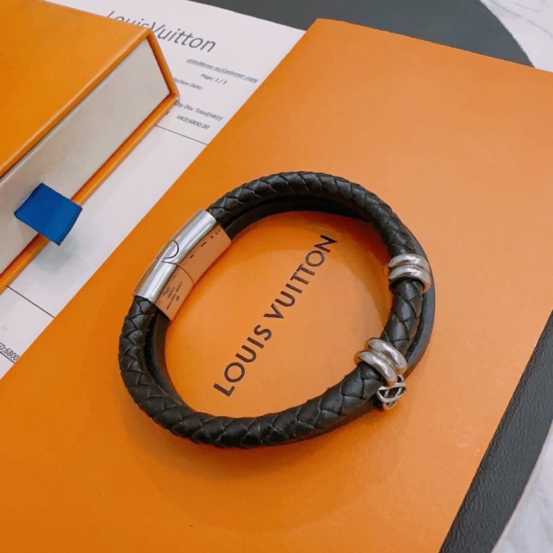 Louis Vuitton Leather Bracelet